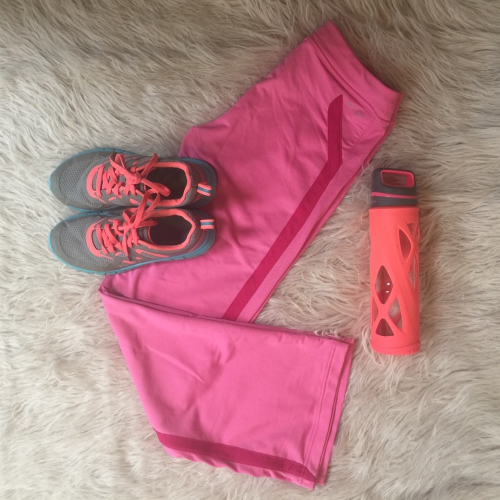Pink Nike dri-fit pants